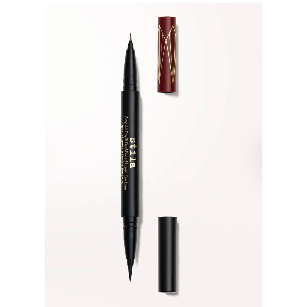 Stila Stay All Day Dual-Ended Liquid Eye Liner Sangria & Intense Black NEW